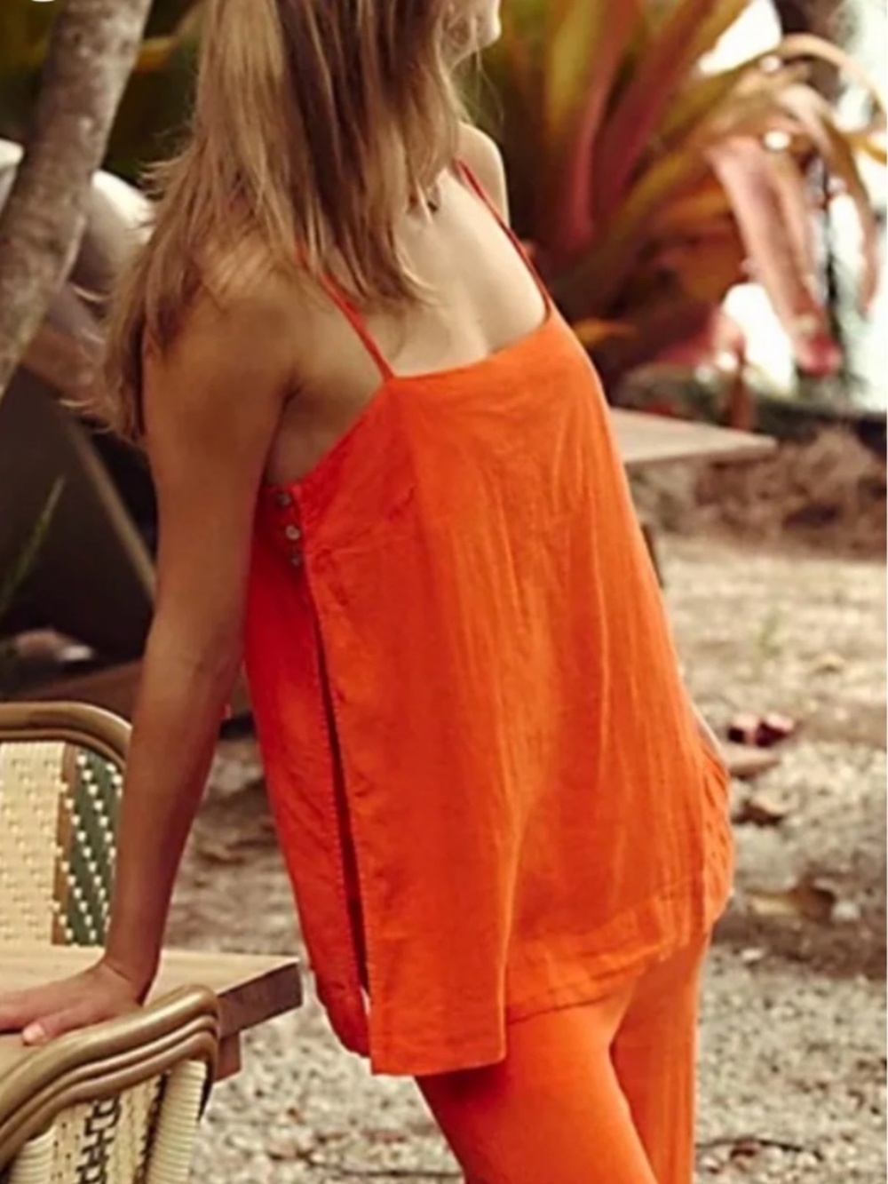 Free People sightseer linen set - Picture 3 of 4